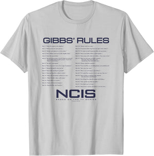 NCIS Gibbs Rules , gray, s T-Shirt - T-Shirt | Ash