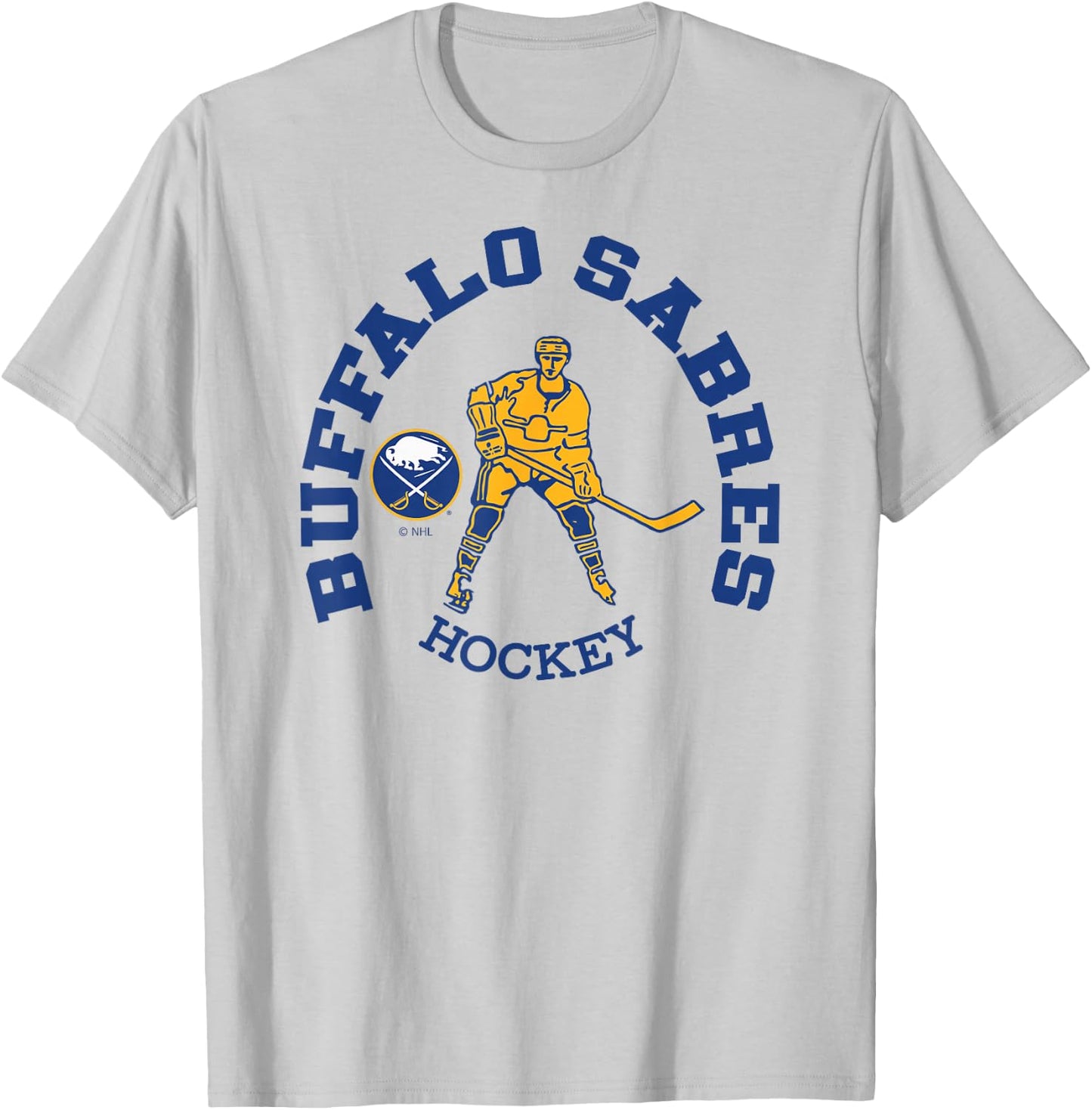 Buffalo Sabres Edge Gray Officially Licensed T-Shirt - T-Shirt | Ash