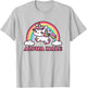 Funny Ironic Men Cute Alpha Male Unicorn T-Shirt - T-Shirt | Ash