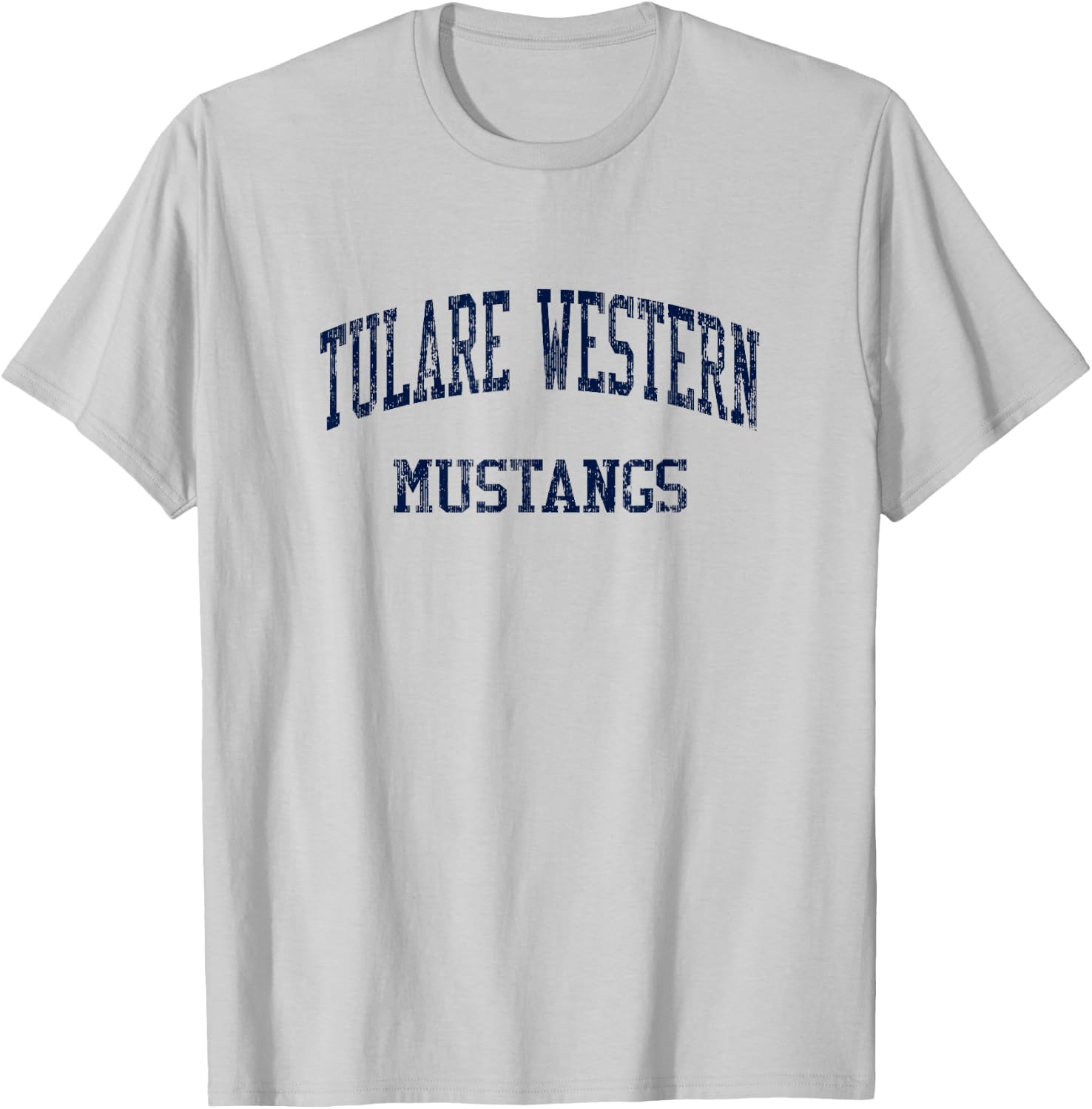 Tulare Western High School HS Tulare CA Vintage Sports T-Shirt - T-Shirt | Ash
