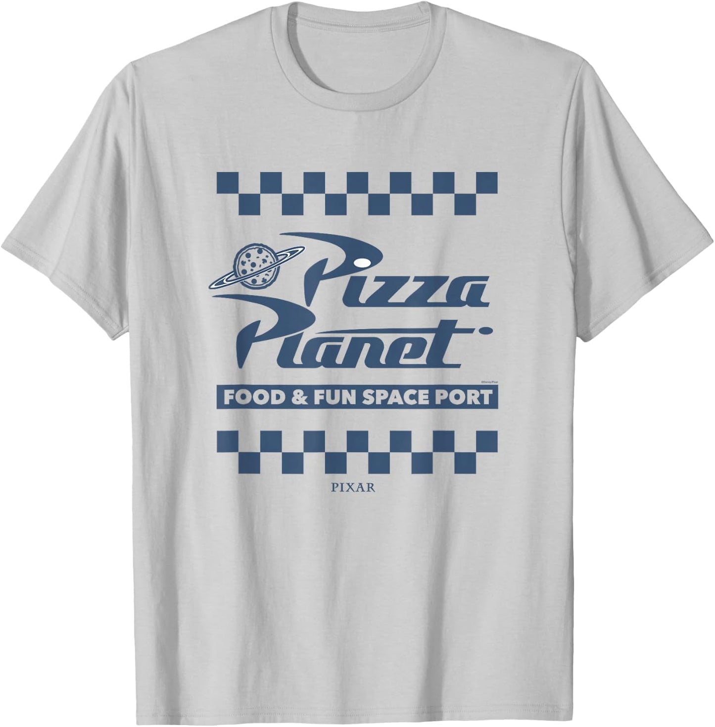 Disney Pixar Toy Story 5 Pizza Planet Logo Poster T-Shirt - T-Shirt | Ash
