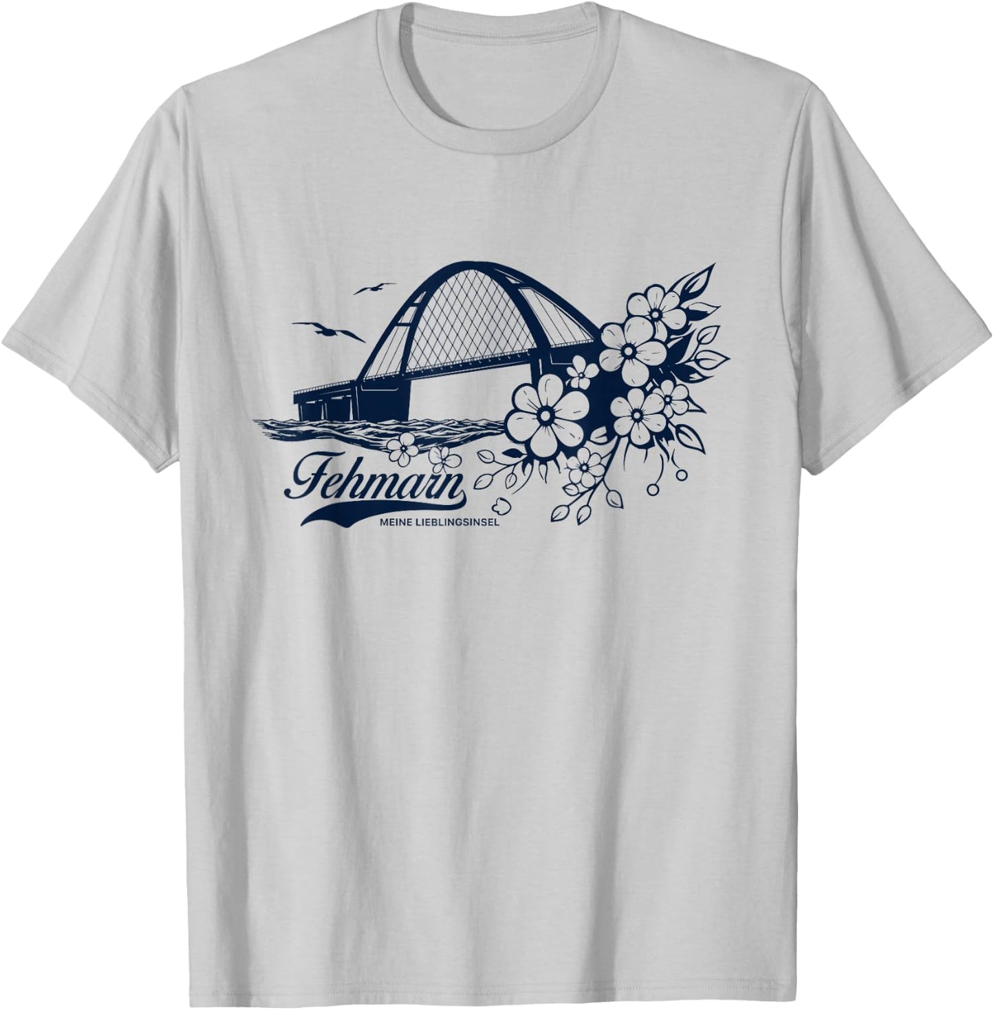 Fehmarn - Meine Lieblingsinsel T-Shirt - T-Shirt | Ash