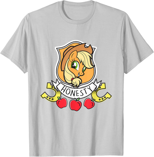 My Little Pony Applejack Honesty T-Shirt - T-Shirt | Ash