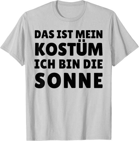 Funny Sun Costume for Carnival Halloween , yellow T-Shirt - T-Shirt | Ash