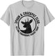 Spoon And Crockpot Club Funny Deer Hunter Hunting Joke Gift T-Shirt - T-Shirt | Ash