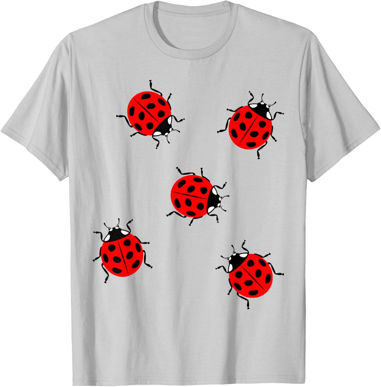 Viele Marienkäfer Süßes Käfer Insekten Sommer T-Shirt - T-Shirt | Ash