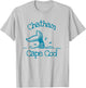 Chatham Cape Cod Mermaid Fish Tail Beach Fishing Seashore T-Shirt - T-Shirt | Ash