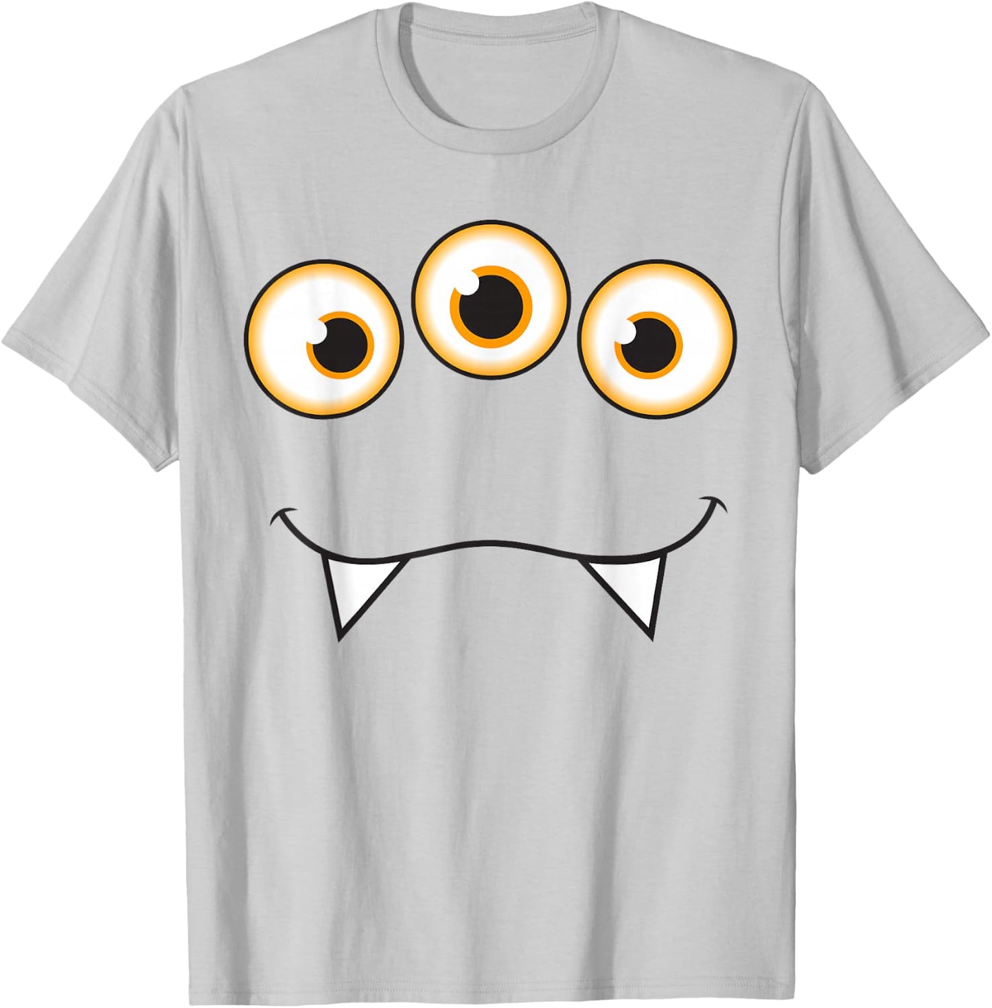 Monster Face Halloween - Cute Monster Costume , blue T-Shirt - T-Shirt | Ash