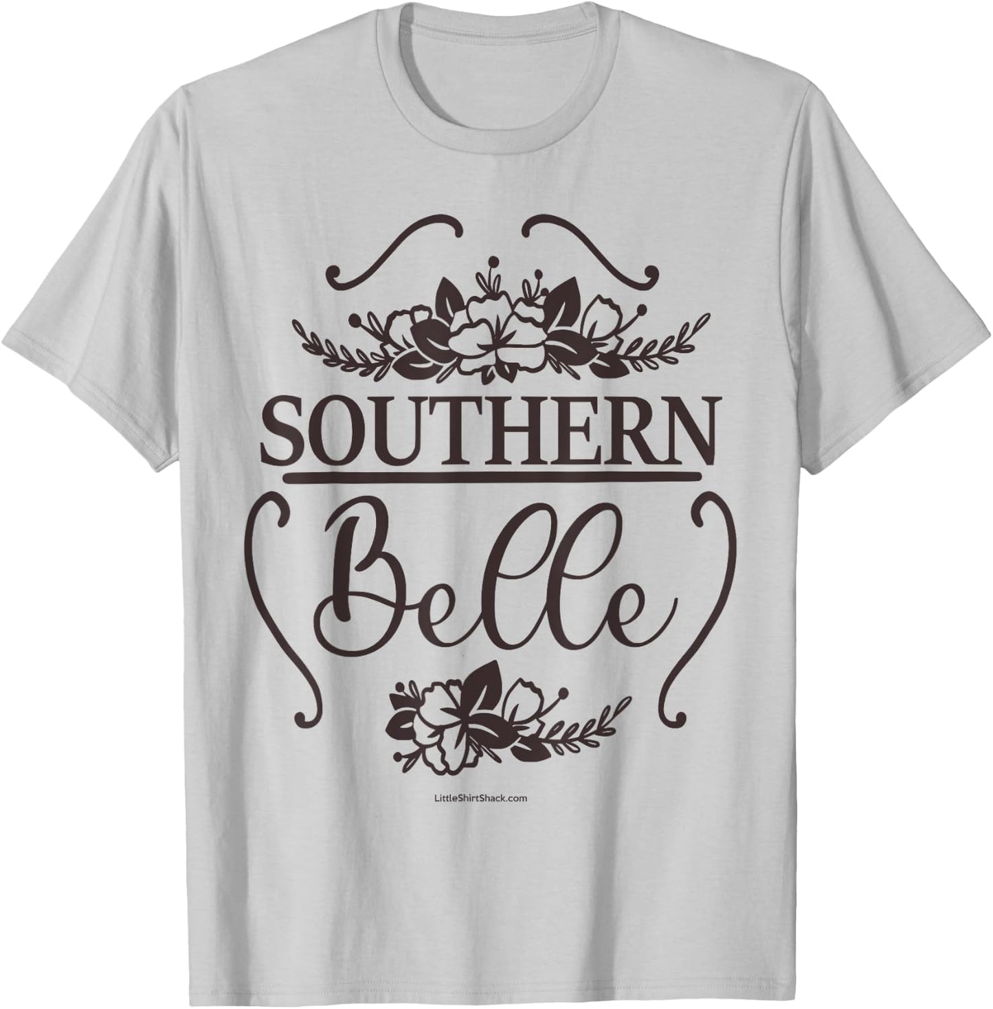 Southern Belle. South Country Funny T-Shirt - T-Shirt | Ash
