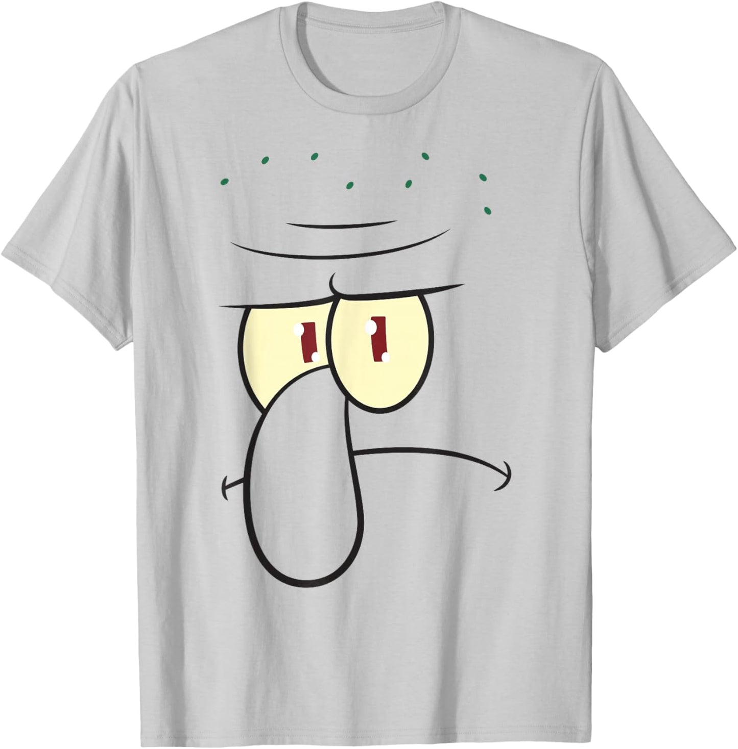 SpongeBob SquarePants Halloween Grumpy Squidward Costume T-Shirt - T-Shirt | Ash