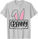 Funny Granny Bunny Happy Easter Family Matching T-Shirt - T-Shirt | Ash