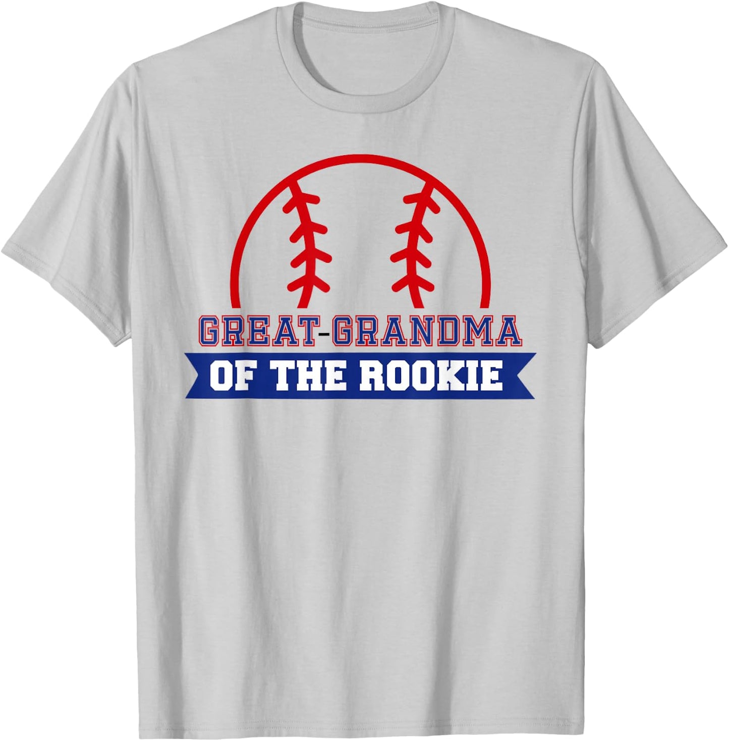Great-Grandma of Rookie 1st Birthday Baseball Theme Matching T-Shirt - T-Shirt | Ash