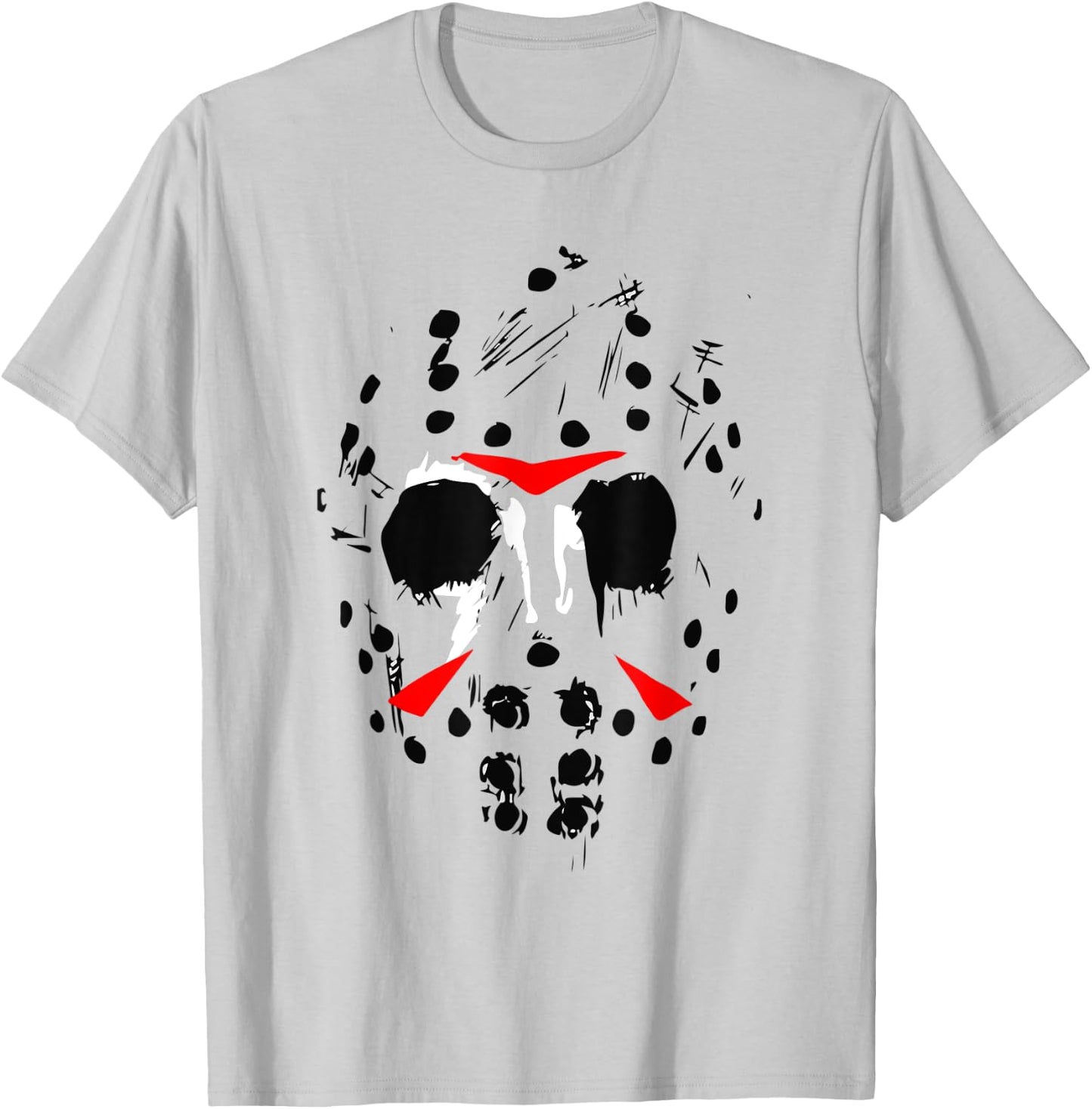 Jason Hockey Mask Halloween Shirt Friday 13TH T-Shirt - T-Shirt | Ash