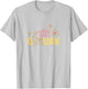 Disney Tangled Stay Golden Pascal Floral Vintage Logo T-Shirt - T-Shirt | Ash