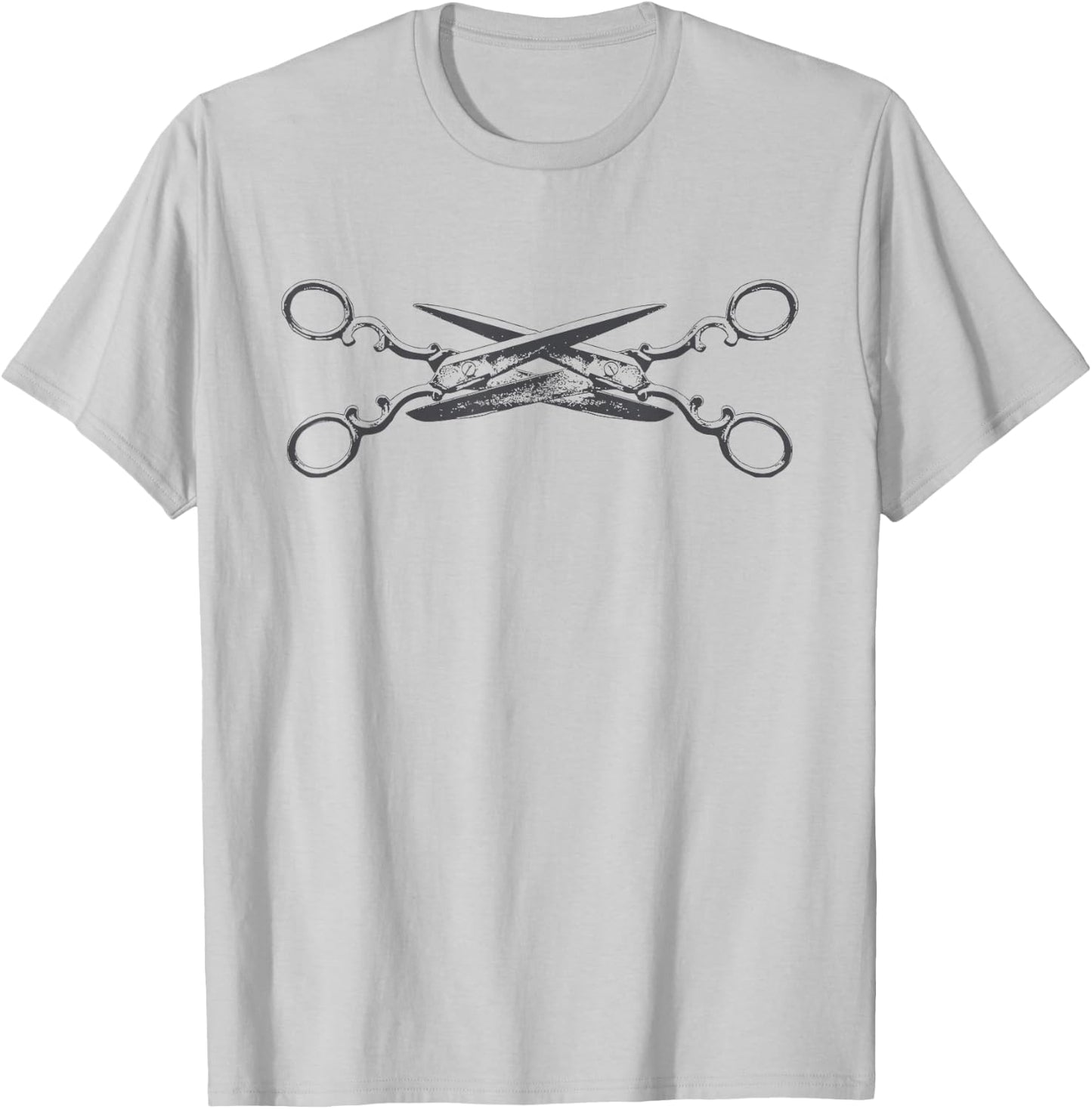 Retro Funny Y2K Scissors Lesbian Equal Rights LGBT Ally T-Shirt - T-Shirt | Ash