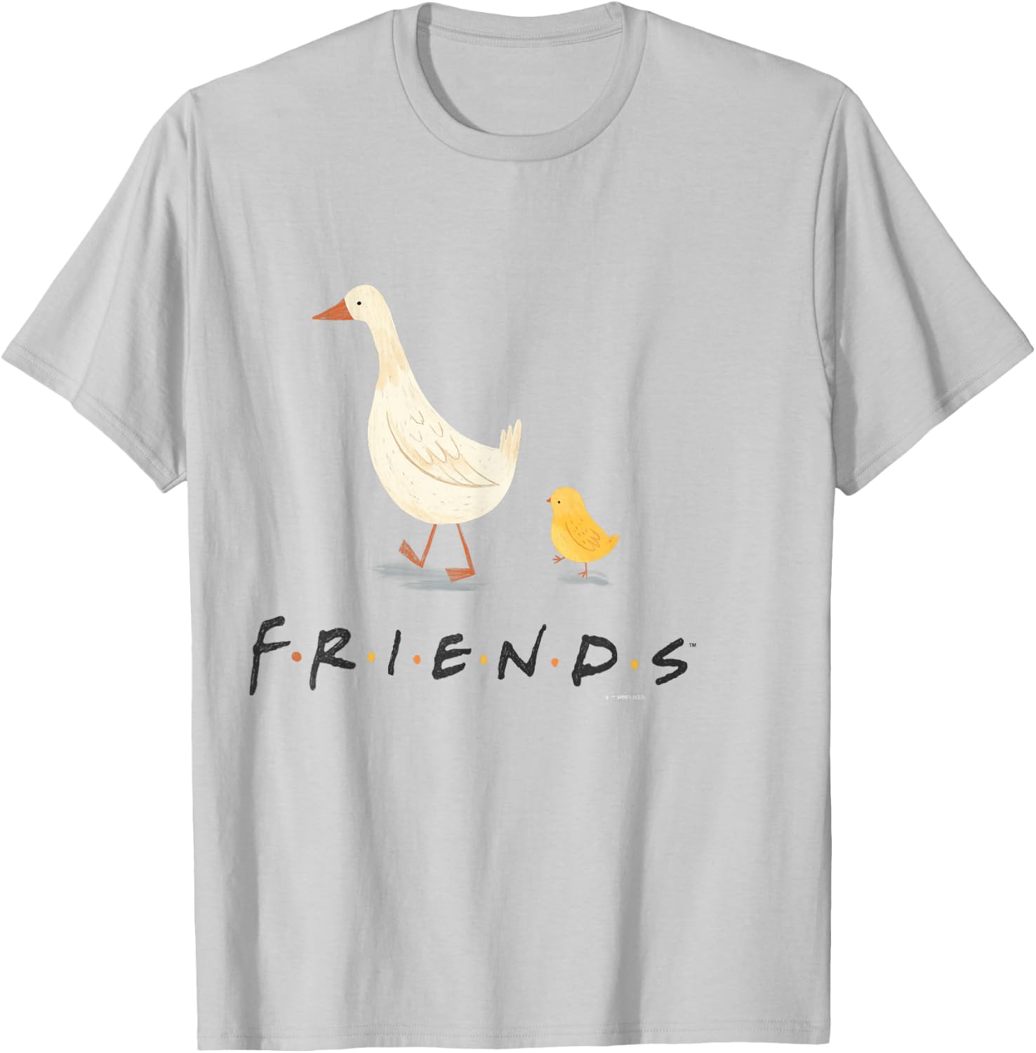Friends - Friends Goose Chicken T-Shirt - T-Shirt | Ash