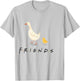 Friends - Friends Goose Chicken T-Shirt - T-Shirt | Ash