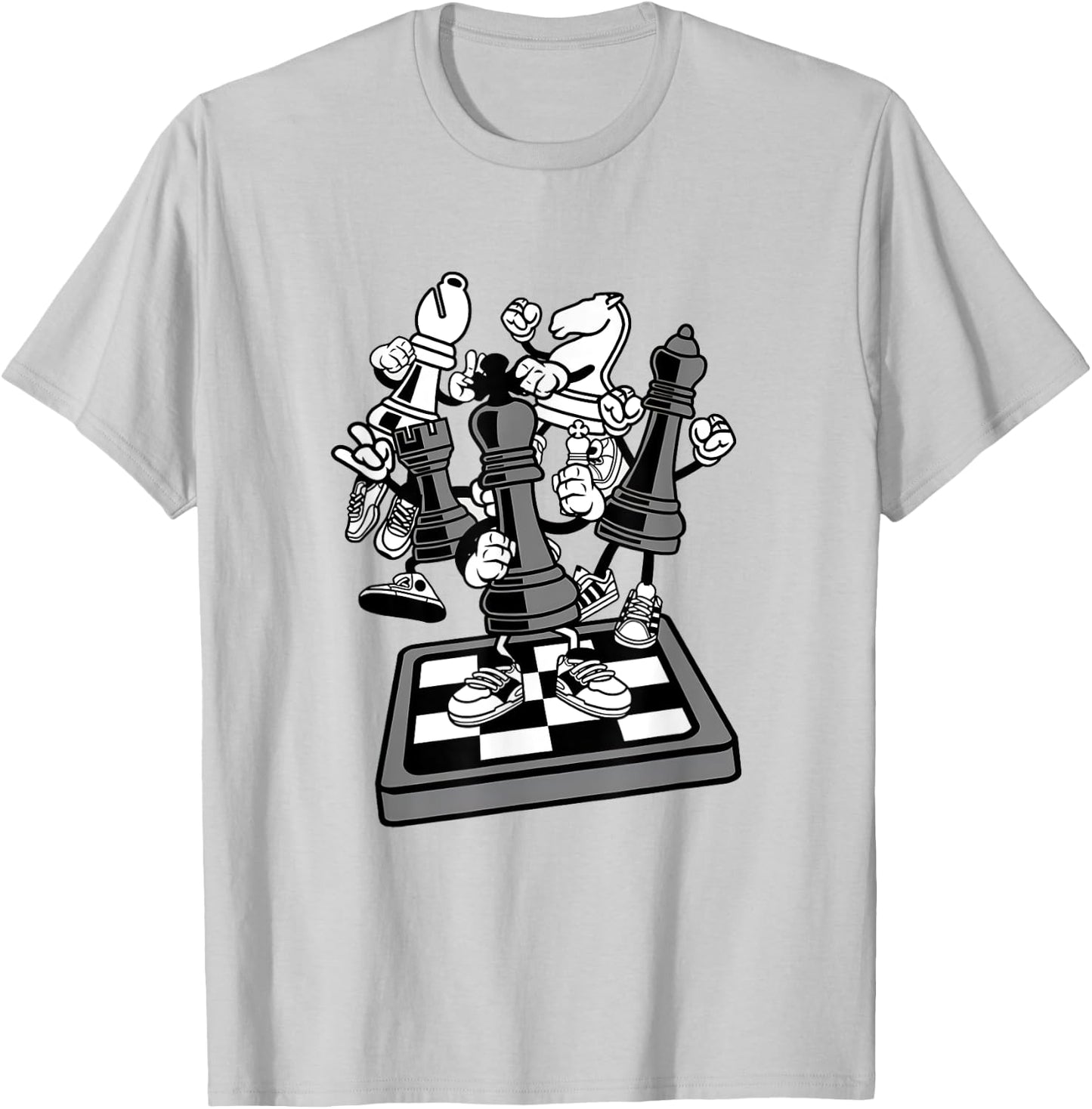 Schach- , Schach Kinder, Schachliebhaber, Schach für Kinder T-Shirt - T-Shirt | Ash