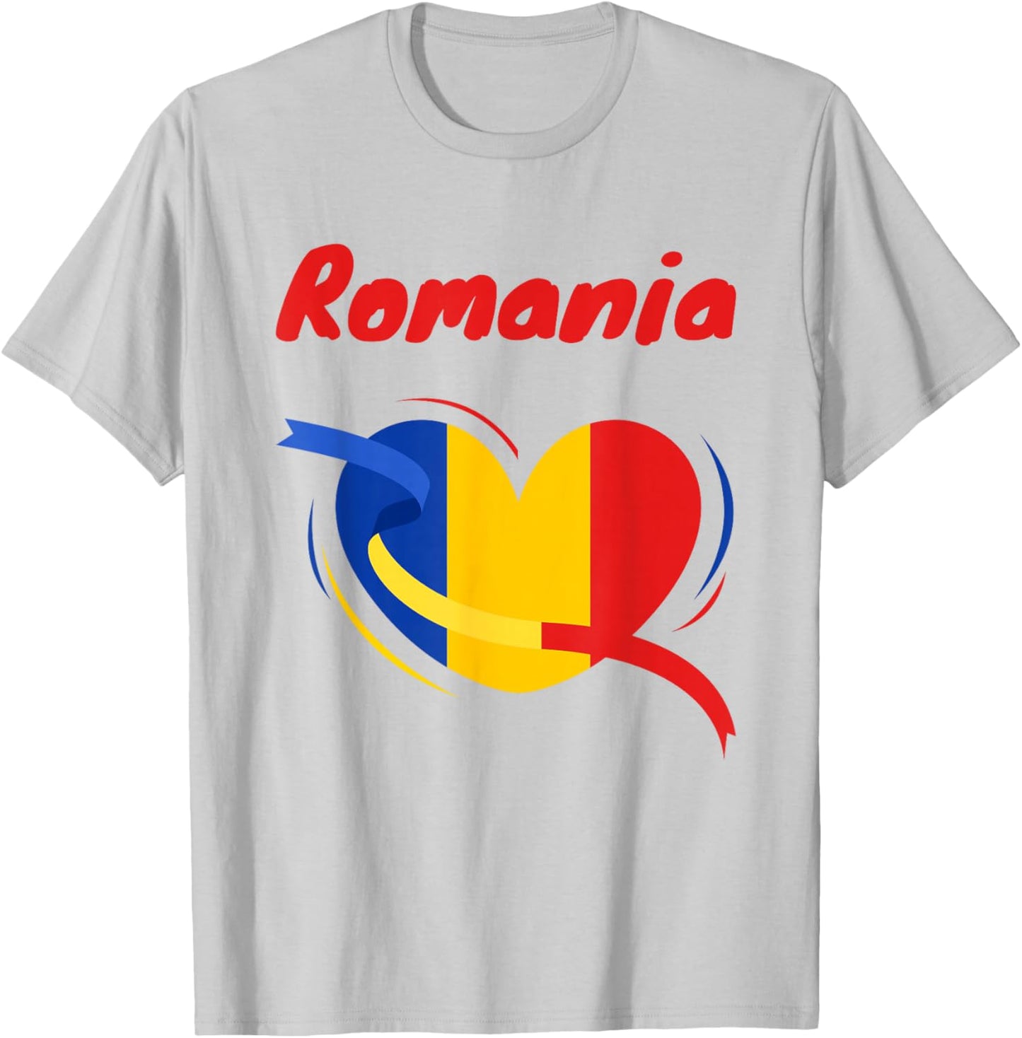 Romania Flag Women's Romania , yellow T-Shirt - T-Shirt | Ash