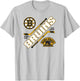 Boston Bruins Force Gray Officially Licensed T-Shirt - T-Shirt | Ash