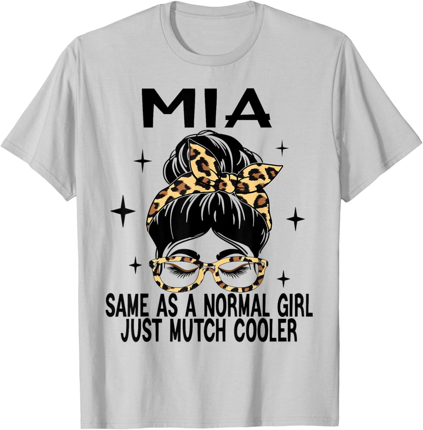 MIA Costume Cute Definition Personalized Name MIA T-Shirt - T-Shirt | Ash