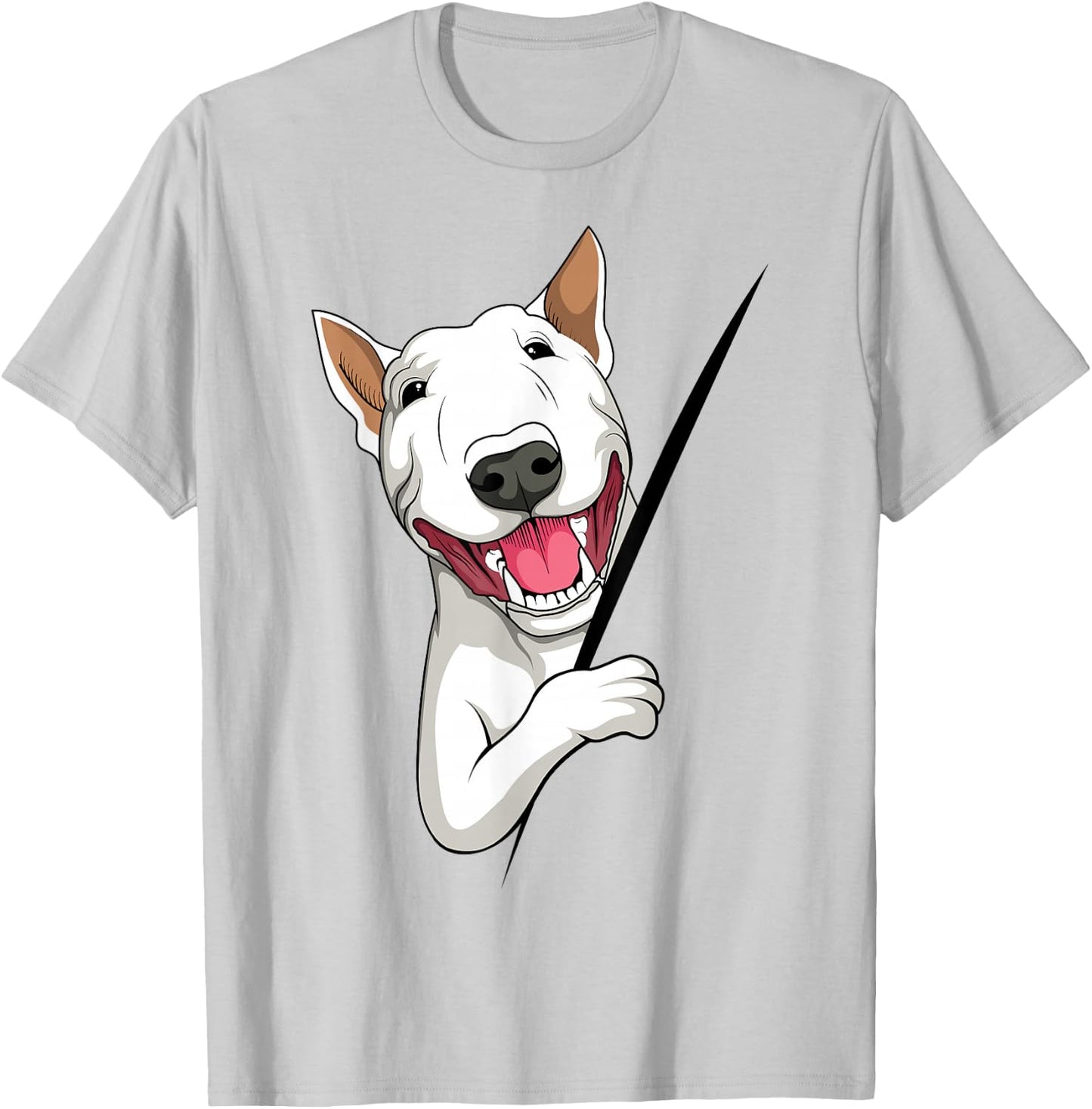 Bull Terrier Dog Bull Terrier T-Shirt - T-Shirt | Ash