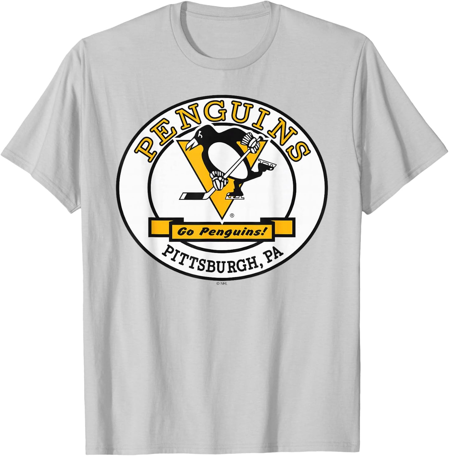 Pittsburgh Penguins Go Gray Officially Licensed T-Shirt - T-Shirt | Ash