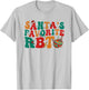 Groovy Santa's Favorite RBT Christmas Behavior Analyst Women T-Shirt - T-Shirt | Ash