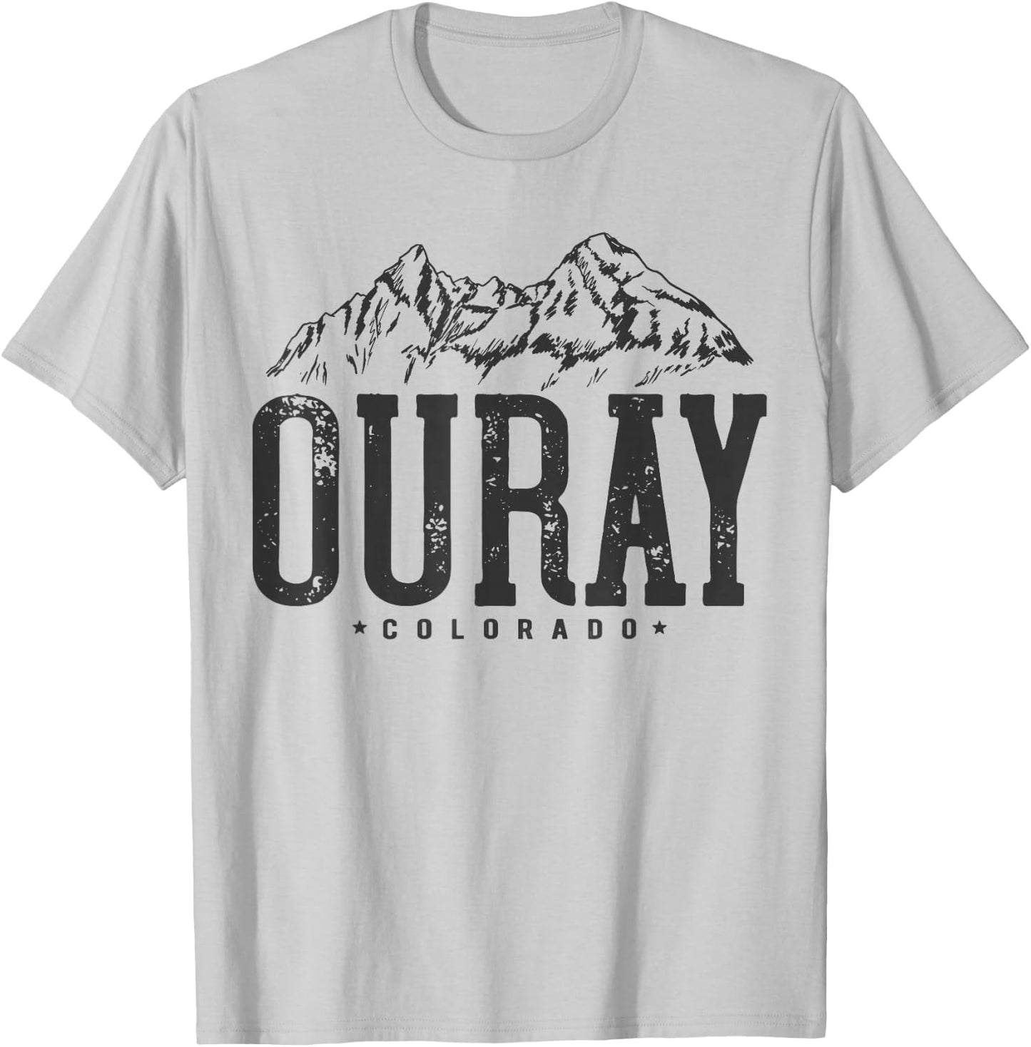 Ouray Mountain I Mountains Ouray Colorado T-Shirt - T-Shirt | Ash