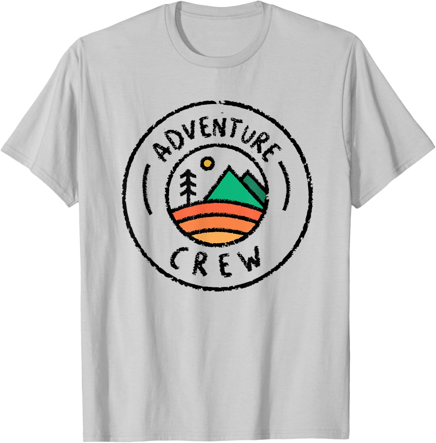 Camping Matching Shirts for Family Camper Adventure Crew T-Shirt - T-Shirt | Ash