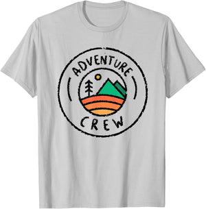Camping Matching Shirts for Family Camper Adventure Crew T-Shirt - T-Shirt | Ash