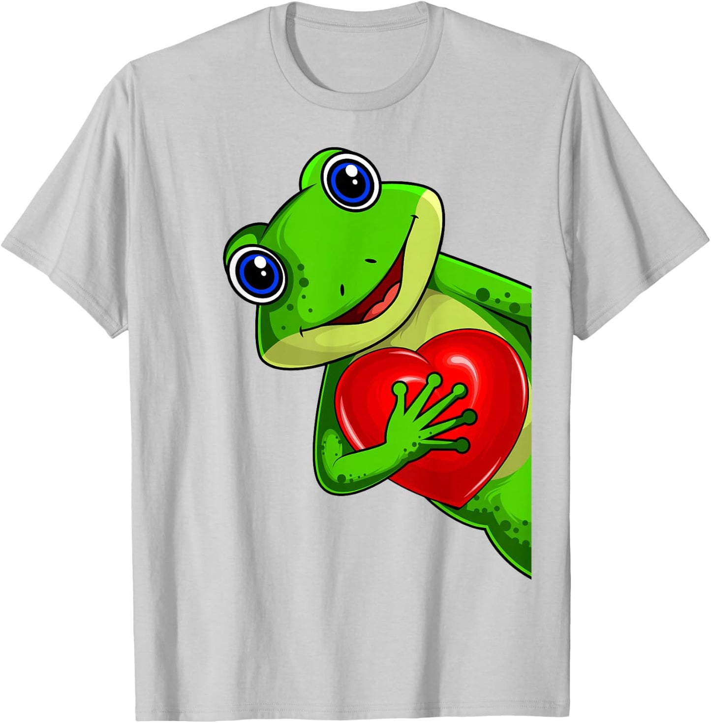 Frog Women's Girls' Children's Frog , Green T-Shirt - T-Shirt | Ash