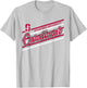 Stanford Cardinal Retro Performer Gray Officially Licensed T-Shirt - T-Shirt | Ash