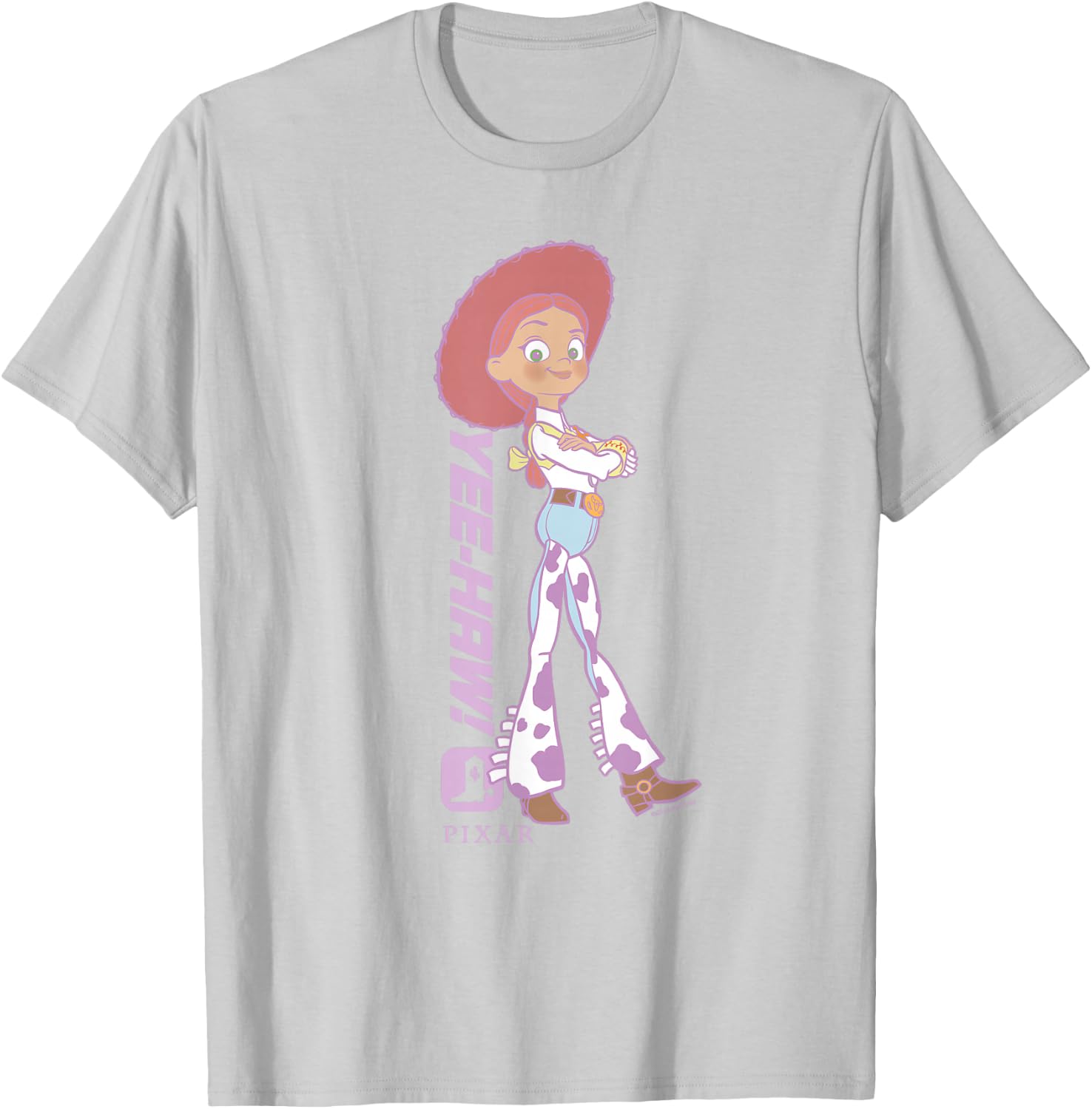 Disney Pixar Toy Story 5 Jessie Yee-Haw Big Character T-Shirt - T-Shirt | Ash