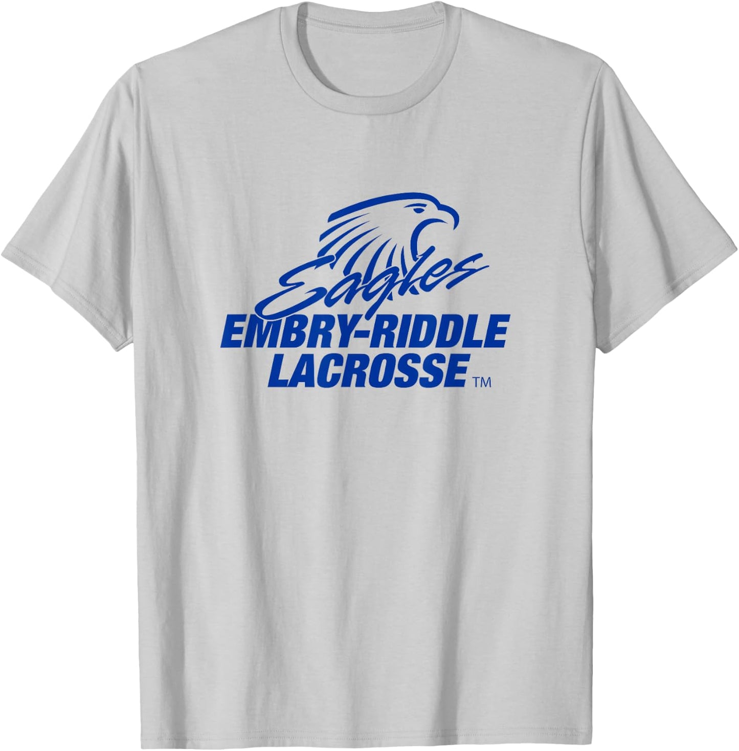 Embry-Riddle Aeronautical Eagles Lacrosse Sports Fan T-Shirt - T-Shirt | Ash