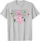 Women Girly Pink Christmas Mama Gingerbread Coquette T-Shirt - T-Shirt | Ash