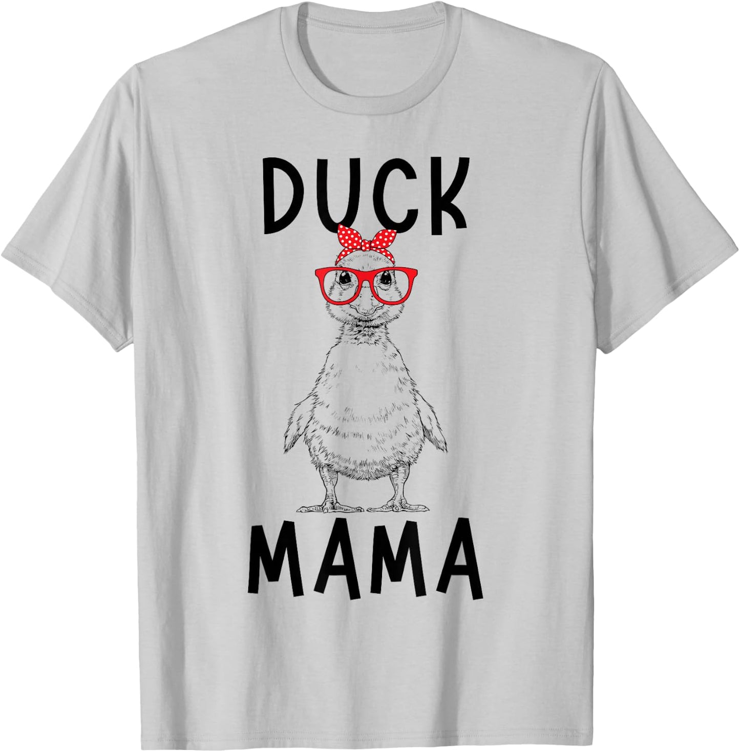 Duck Mama Duck Mom Farm Animal Mother's Day T-Shirt - T-Shirt | Ash