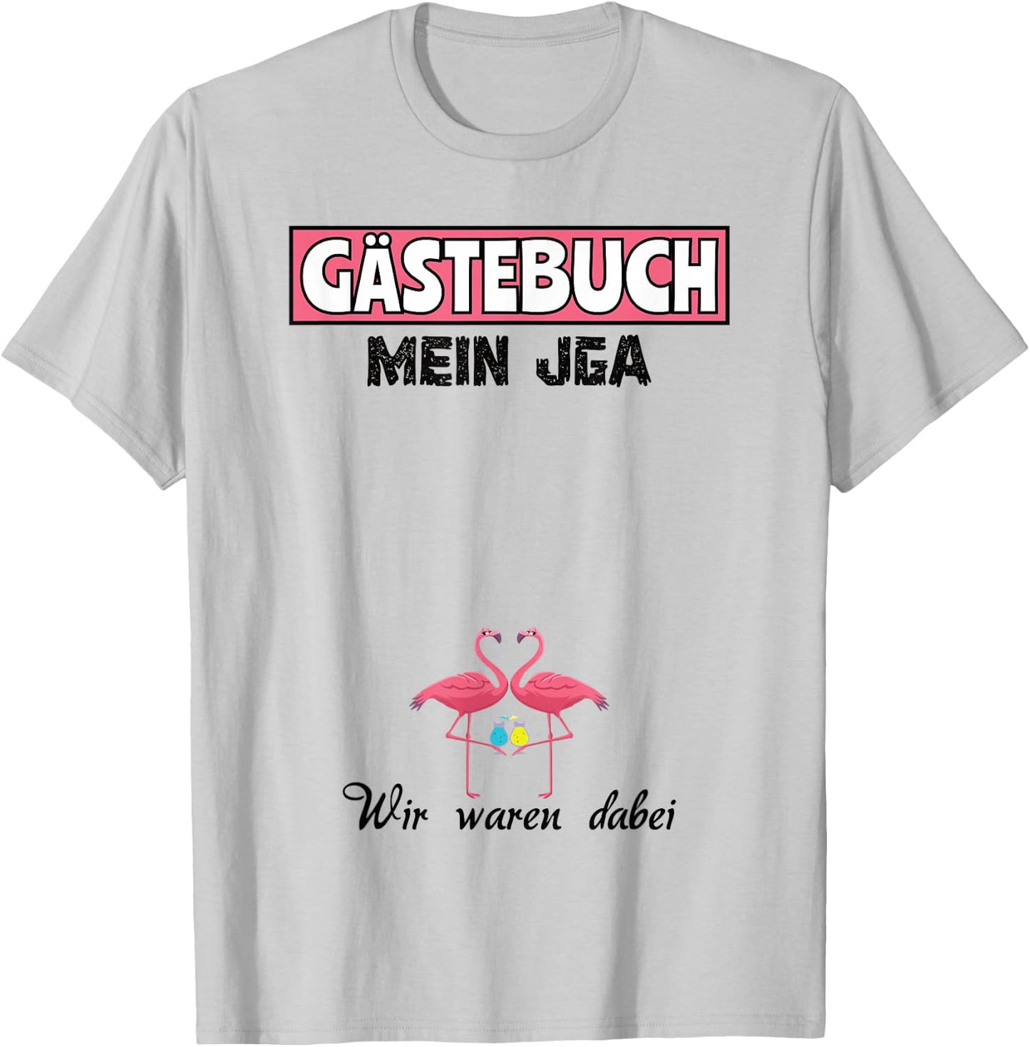Team Braut JGA Mädels Gästebuch Junggesellinnenabschied T-Shirt - T-Shirt | Ash