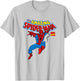 Marvel Spider-Man Comics Spidey Web-Slinger Action T-Shirt - T-Shirt | Ash