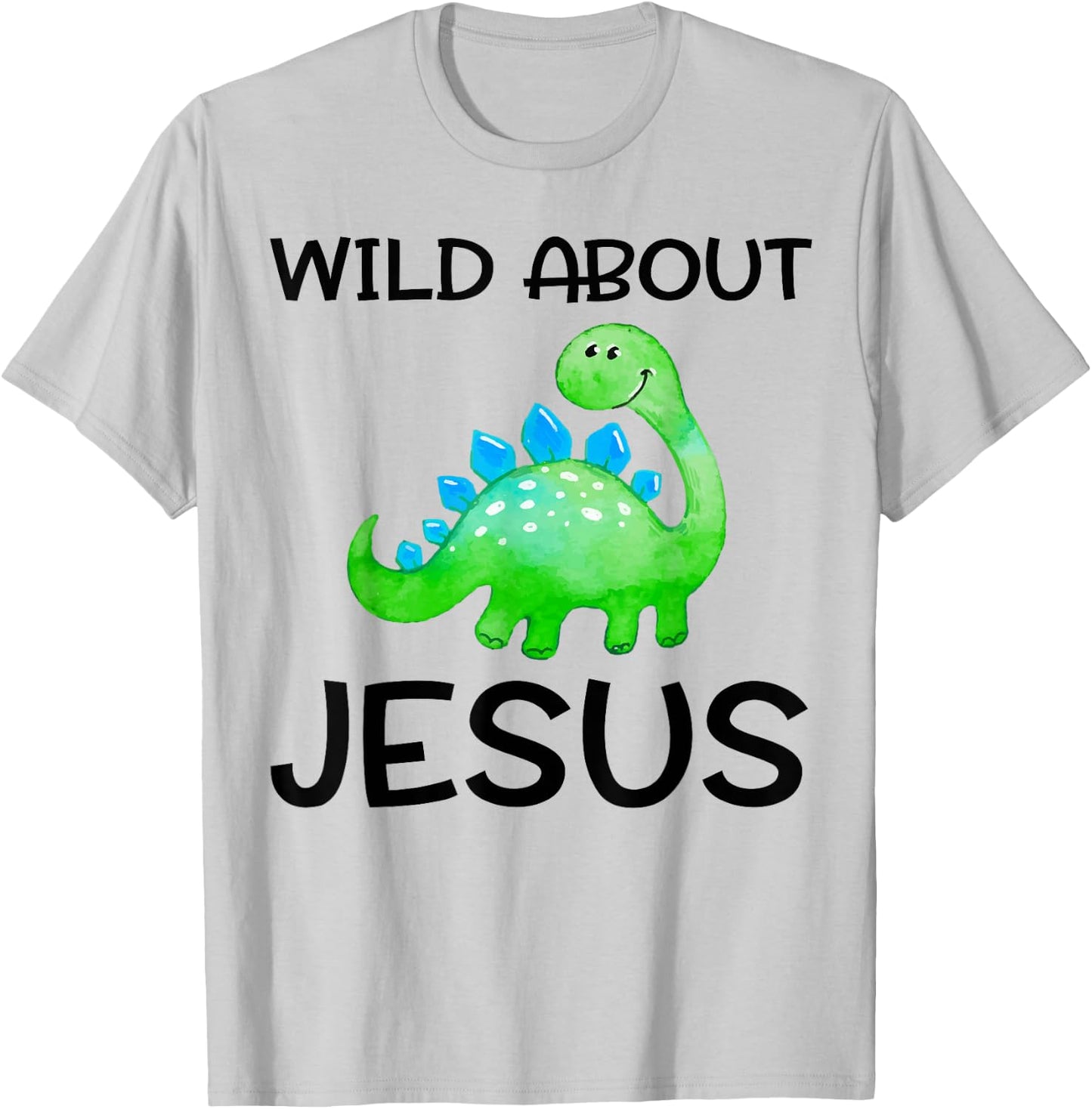 Wild About Jesus Shirt VBS Sunday School Teacher Pastor Dino T-Shirt - T-Shirt | Ash
