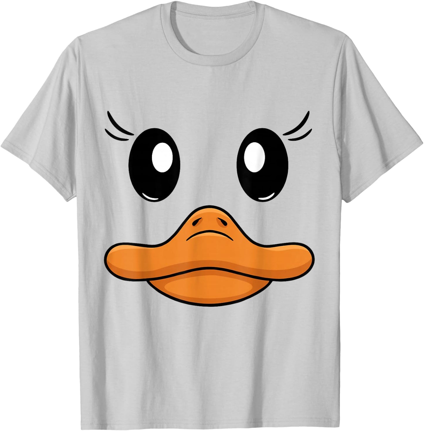 Duck Costume Goose Duck face Duck Beak Funny Animal Costume T-Shirt - T-Shirt | Ash