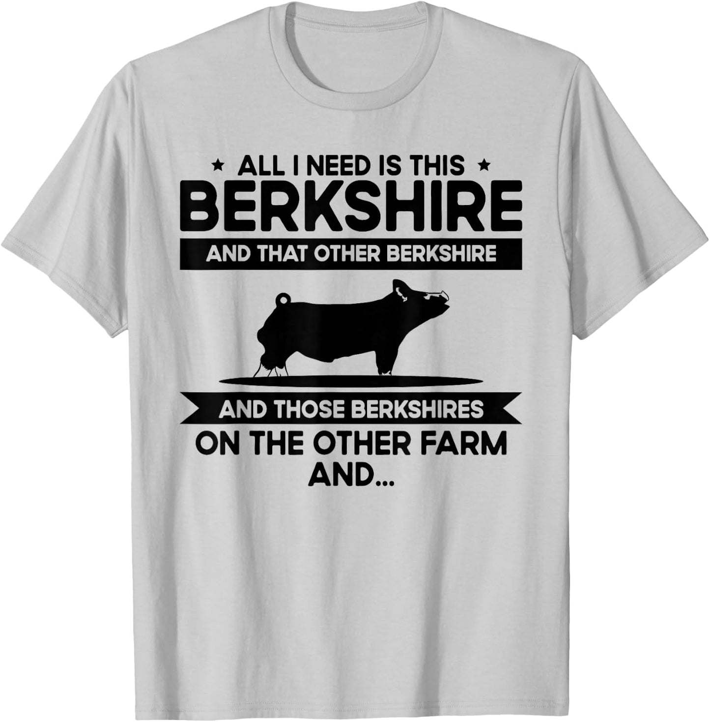 I Need This Pig Breeder Farmer - Berkshire T-Shirt - T-Shirt | Ash