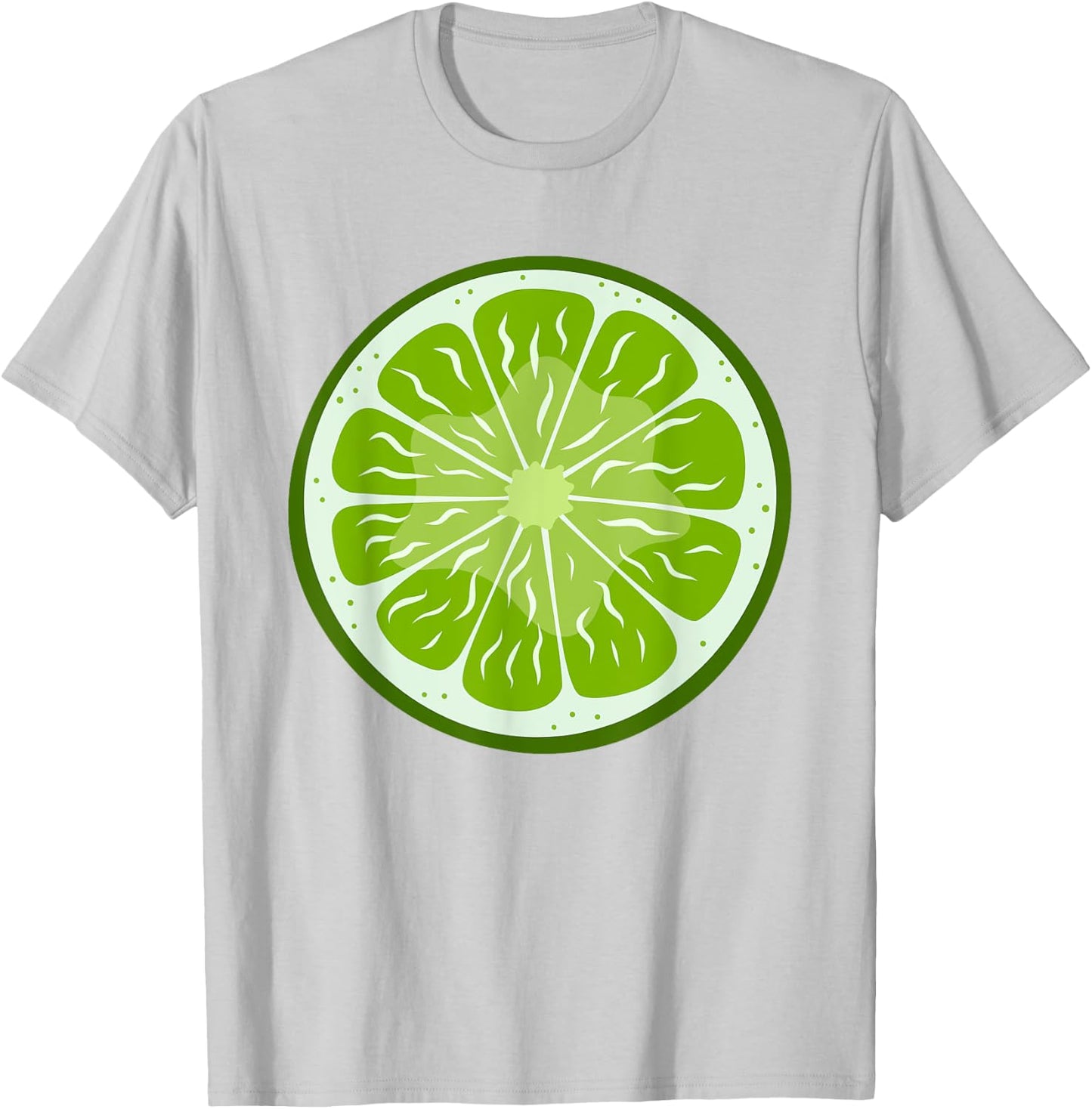 Lime Sliced Fruit Cute Easy Halloween Costume T-Shirt - T-Shirt | Ash