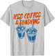 Iced Coffee and Sunshine Retro Graphic Summer Vibes T-Shirt - T-Shirt | Ash