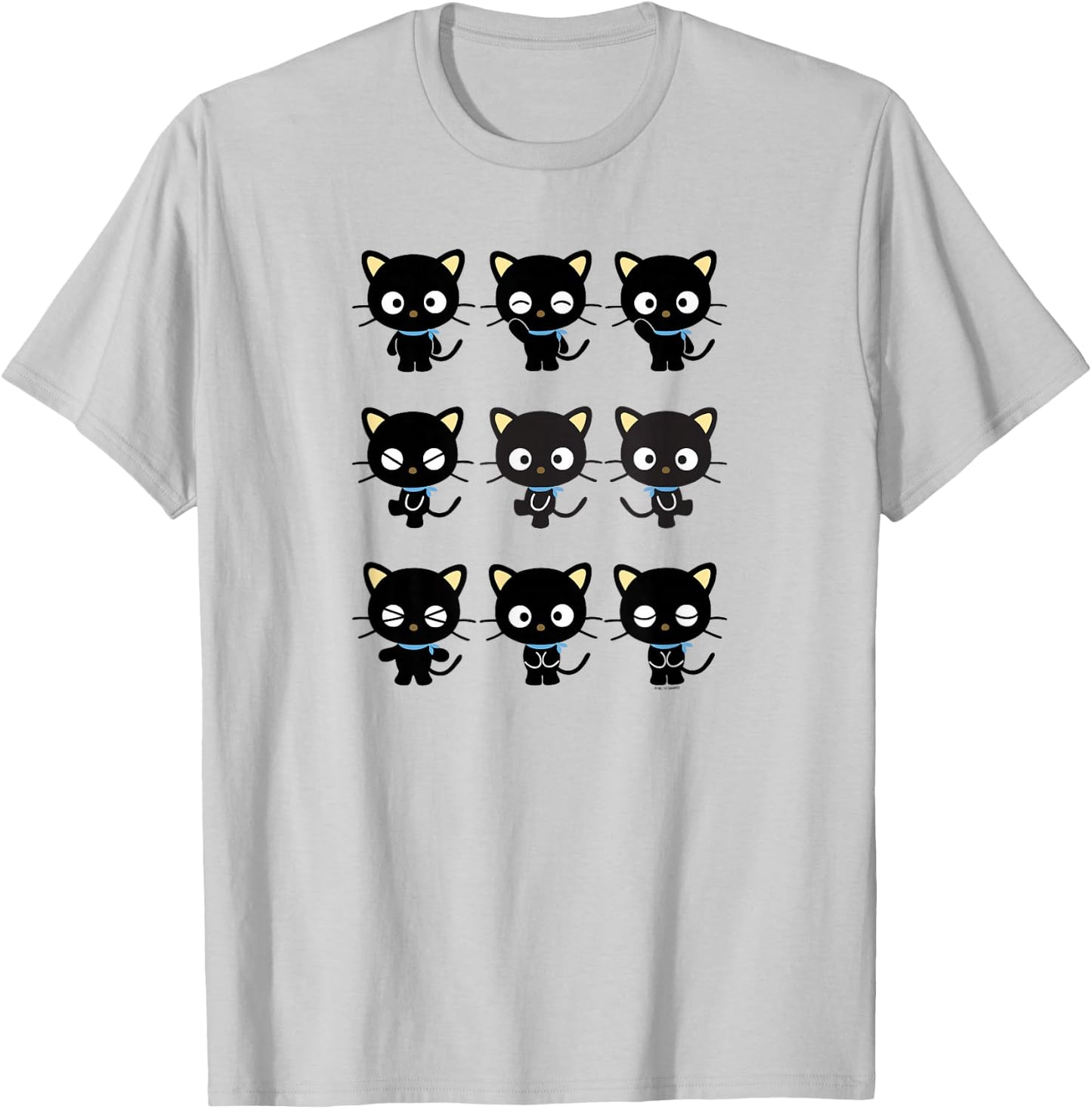 Chococat Many Expressions T-Shirt - T-Shirt | Ash