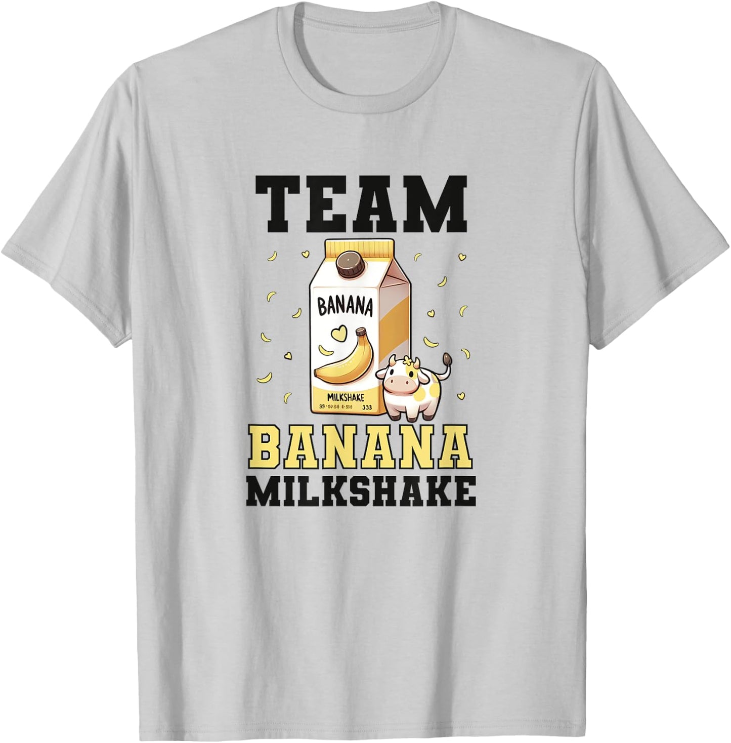 Team Banana Milkshake T-Shirt - T-Shirt | Ash