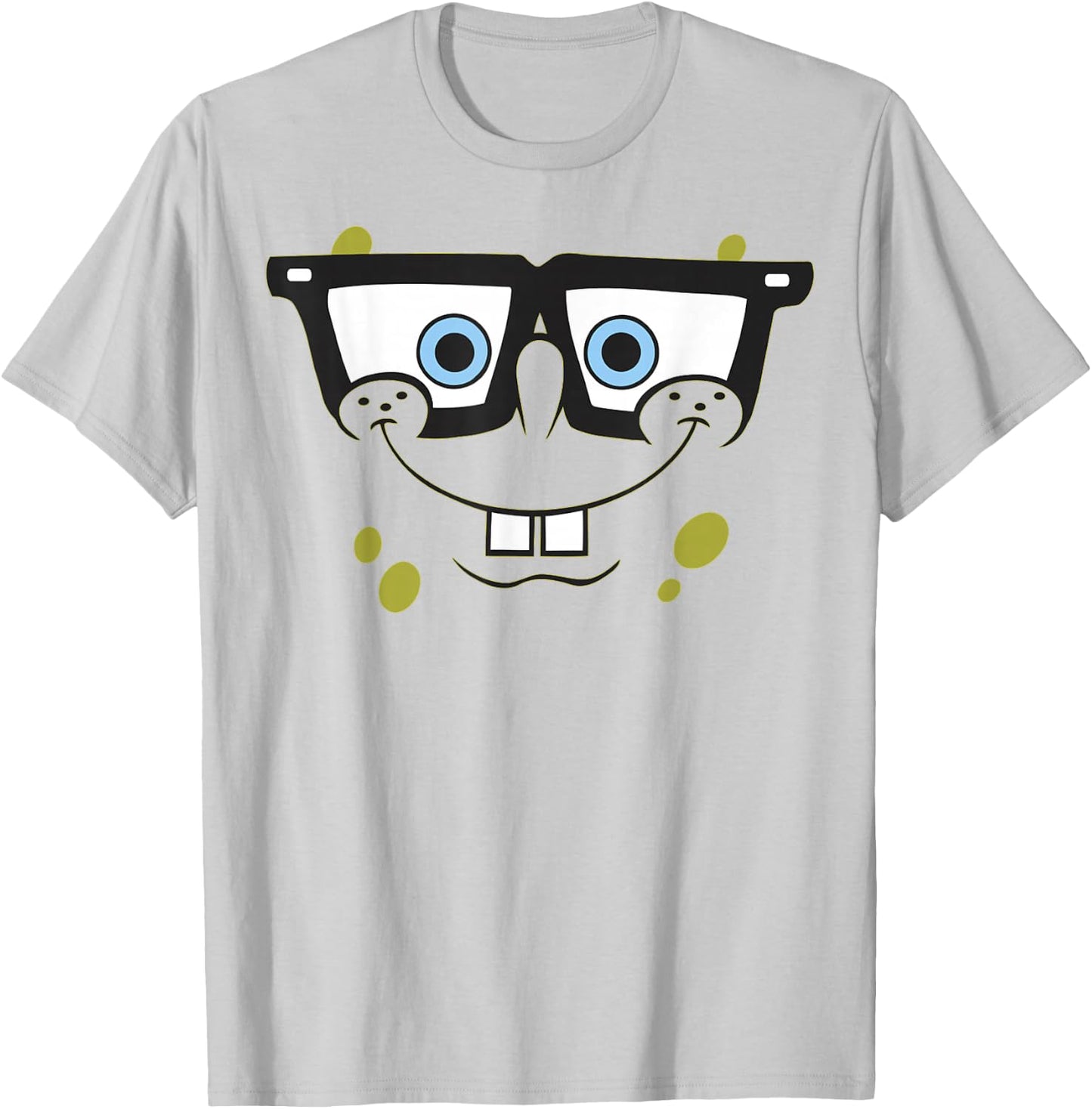 Spongebob Squarepants Halloween Glasses Big Face Costume T-Shirt - T-Shirt | Ash