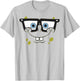 Spongebob Squarepants Halloween Glasses Big Face Costume T-Shirt - T-Shirt | Ash