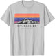 Vintage Mt Rainier - Sunrise Edition T-Shirt - T-Shirt | Ash