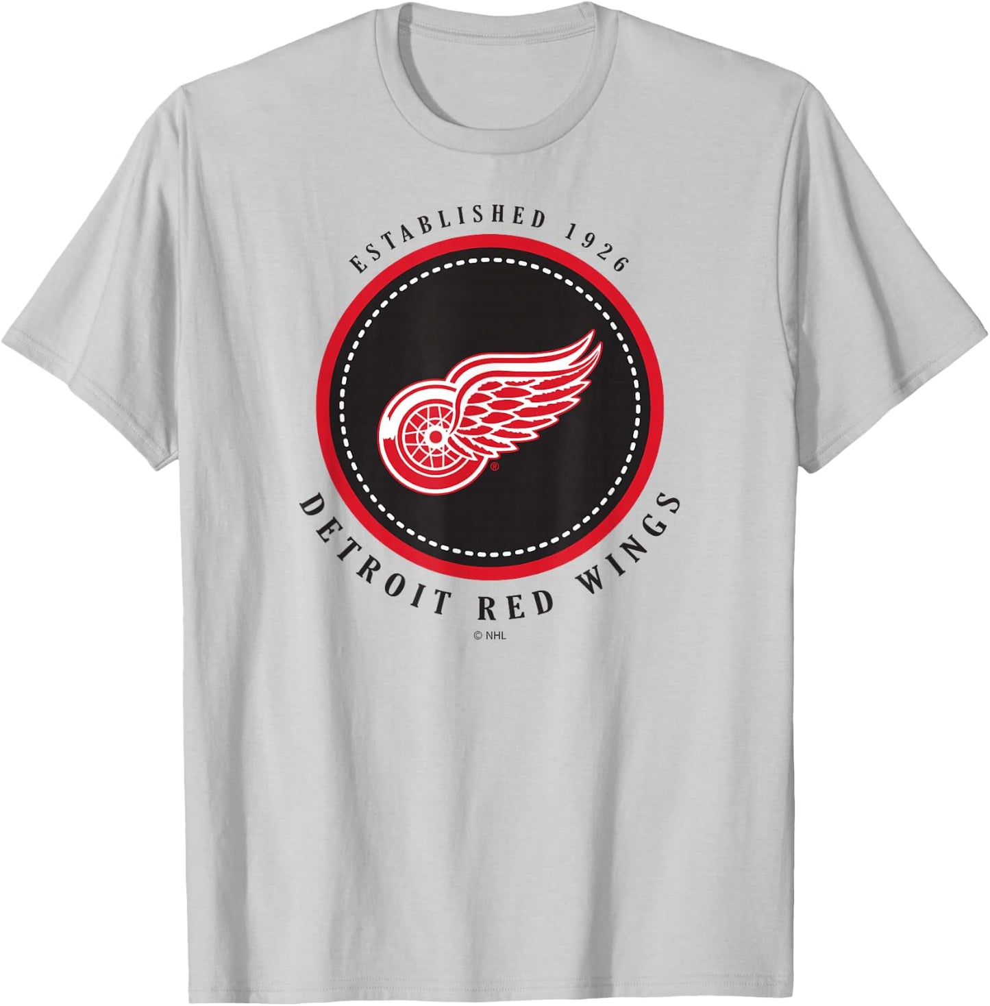Detroit Red Wings Est 1926 Gray Officially Licensed T-Shirt - T-Shirt | Ash